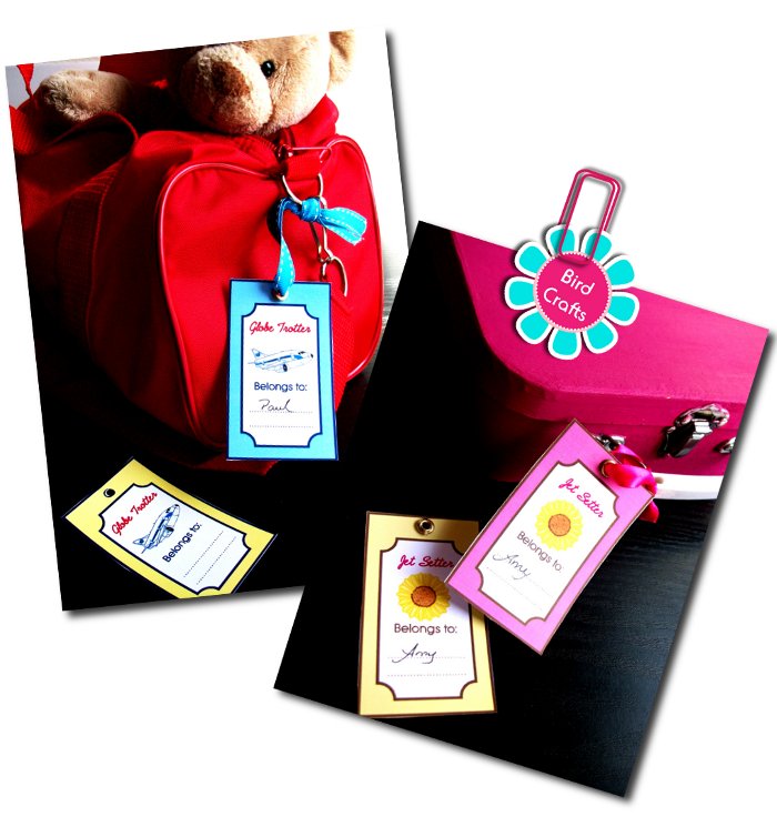 kids luggage tags