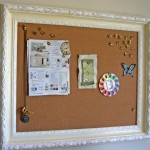 framed bulletin board