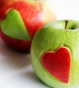 heart apple