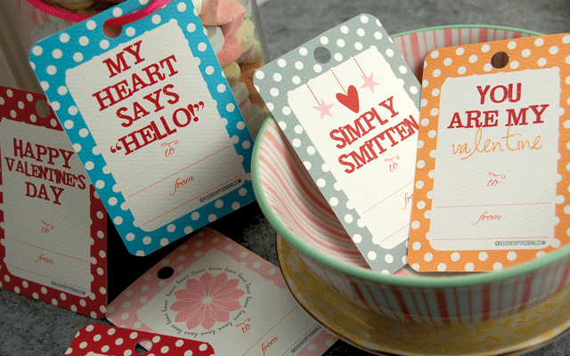 Free Valentines Day Tags - 24/7 Moms