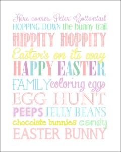 easter subway art