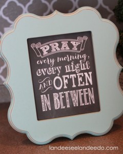 pray printable