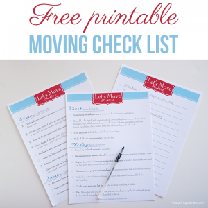 moving checklist