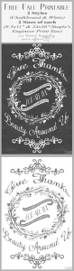 GiveThanks for all the Beauty around us Free fall Printable blog