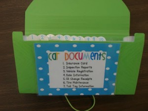 car documents