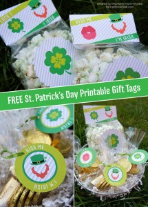 st patrick gift tag printable