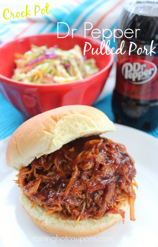 Crock Pot Dr. Pepper Pulled Pork 24/7 Moms