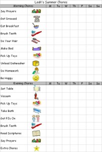 summer-chore-charts