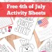 Free 4th of July Activity Printables - 24/7 Moms