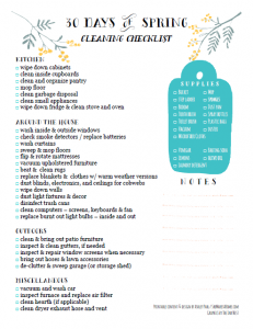 30-Days-of-Spring-Cleaning-Checklist-231x300