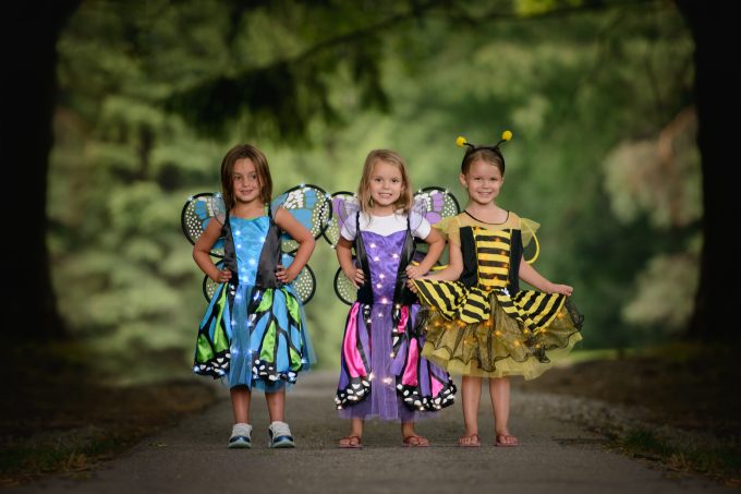 Butterflies and Bee Light Up Costumes
