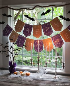 HalloweenBannerAndBats