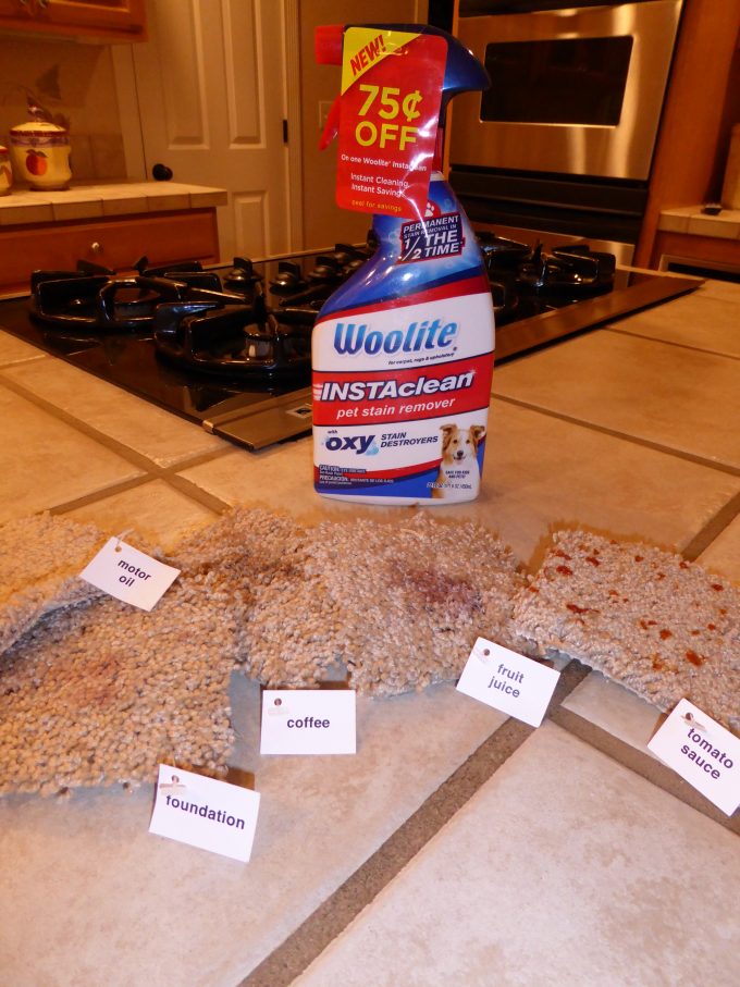 Tackle Tough Stains with Woolite INSTAclean Stain Remover ad 24/7 Moms