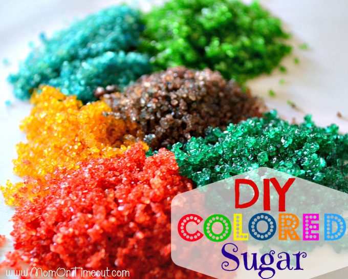 MOM Tip DIY Colored Sugar 24/7 Moms
