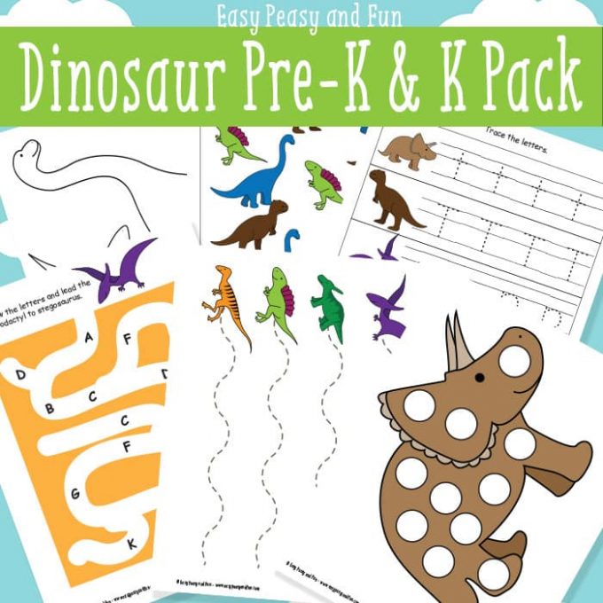 Free Dinosaur Printables for Preschool - 24/7 Moms
