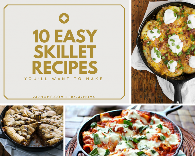 10 Easy CastIron Skillet Recipes You'll Want to Make 24/7 Moms