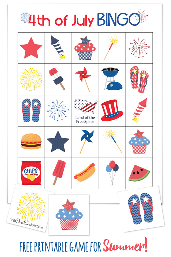 Free 4th of July Bingo Printable - 24/7 Moms