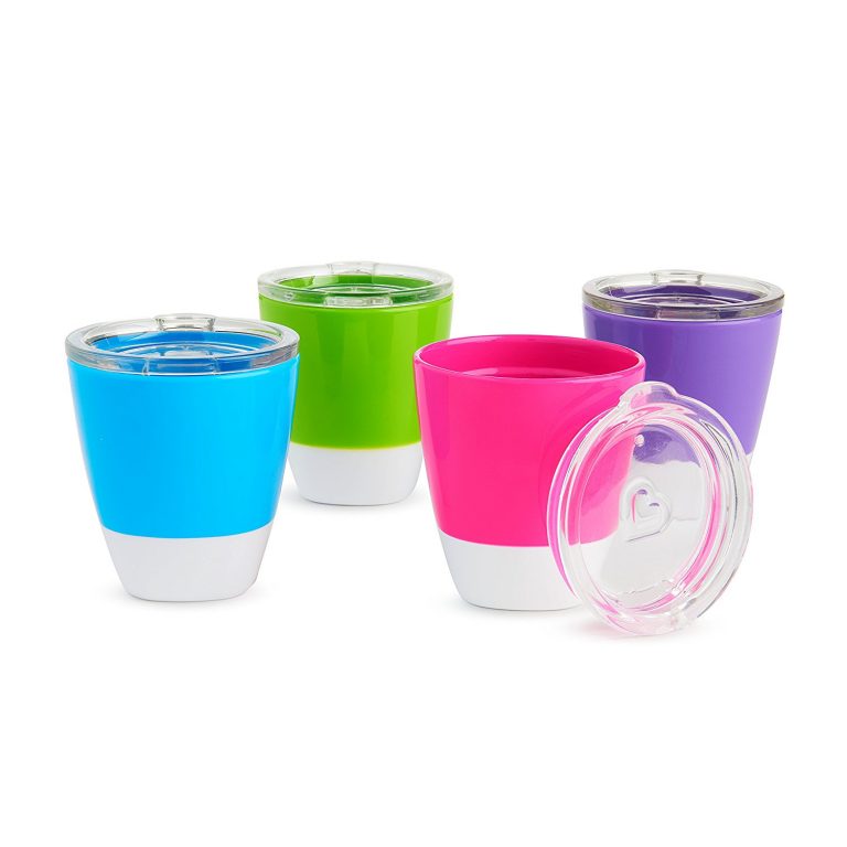 Munchkin Splash 4 Piece Toddler Cups with Training Lids 11.99 24/7 Moms
