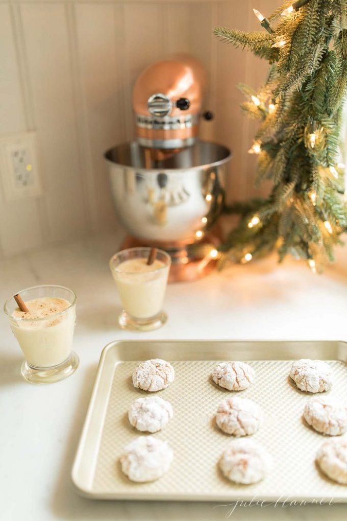 Gooey Butter Eggnog Cookies 24/7 Moms