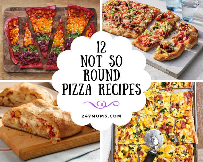not round pizza recipes